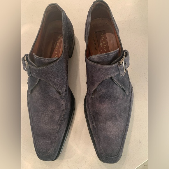 MEZLAN Suede Monk Strap Size 11M - Picture 3 of 5